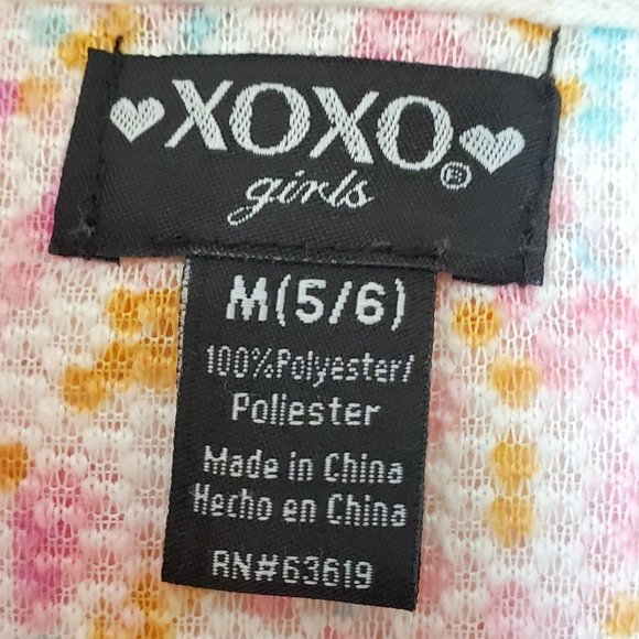 XOXO Girl's Pink Fuzzy Full Zip Hoodie SZ M (5/6) - Picture 4 of 8